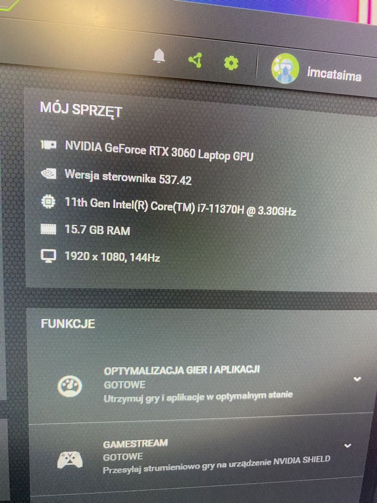 Laptop ASUS f15 do gier + słuchawki hyperx + Podstawka pod laptopa