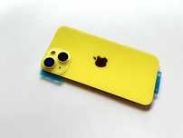 Tylna klapka iPhone 14 PLUS z ramką magnesami szkiełkami KOLOR ŻÓŁTY