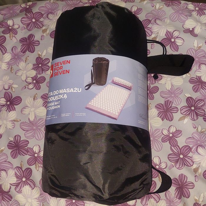 1zł Wysyłka Mata z kolcami do masażu+Poduszka Zestaw NOWY