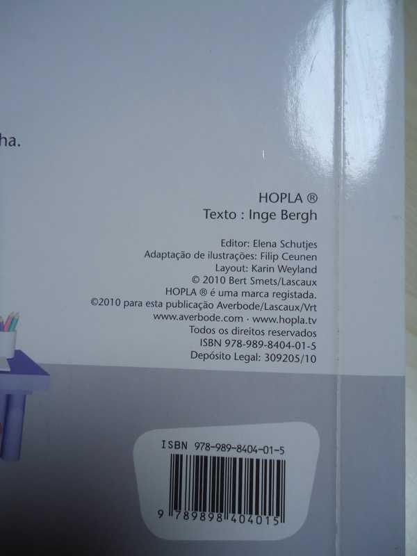 Livro Infantil "Hopla Vai à Escola"