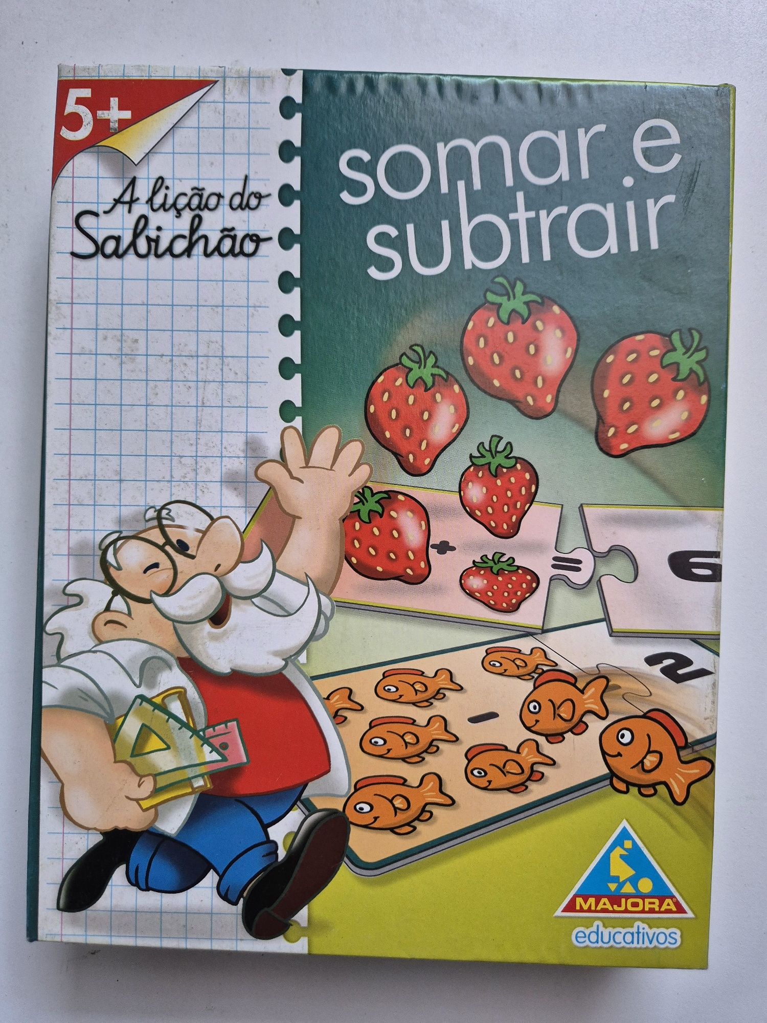 Jogo didático infantil para aprender a somar e a subtrair