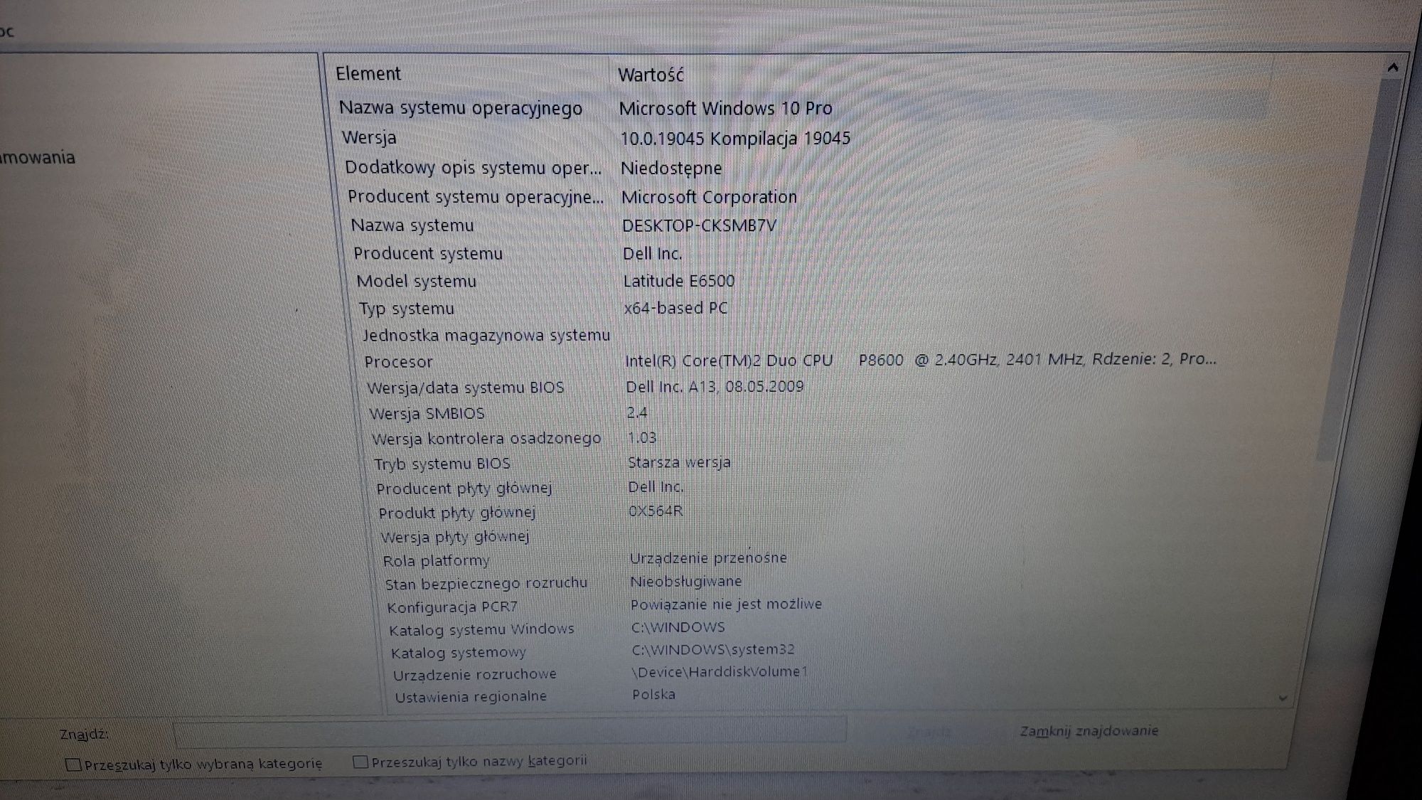 Laptop DELL Latitude E6500