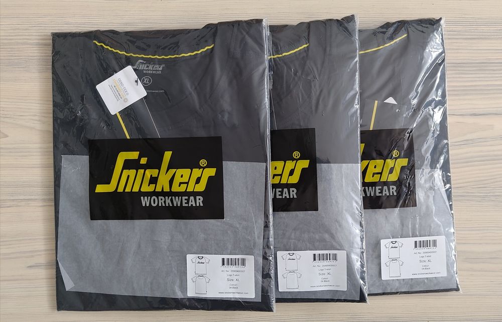 3- Pack 2590 Snickers Logo XL trzypak koszulek roboczych serwisowych