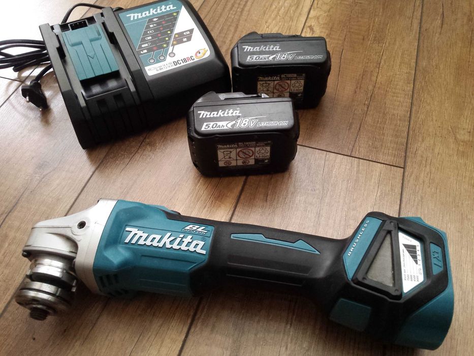 MAKITA DGA511 szlifierka LXT 18V BLDC reg obrotów gumówka kątowa fleks