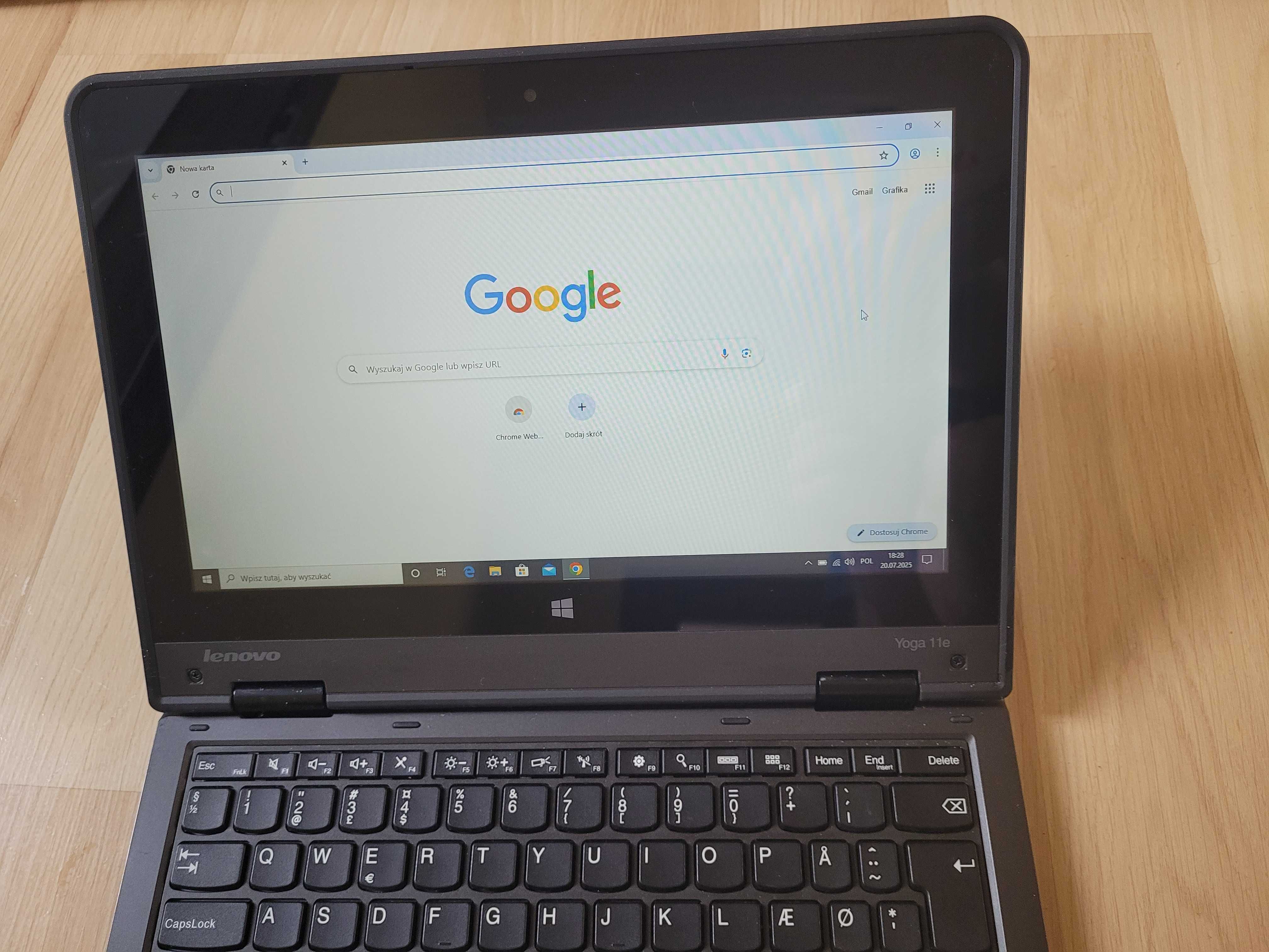 Laptop Lenovo Yoga 11e N2930 Bez Dysku i Ram, Bat 3h Nie Testowany