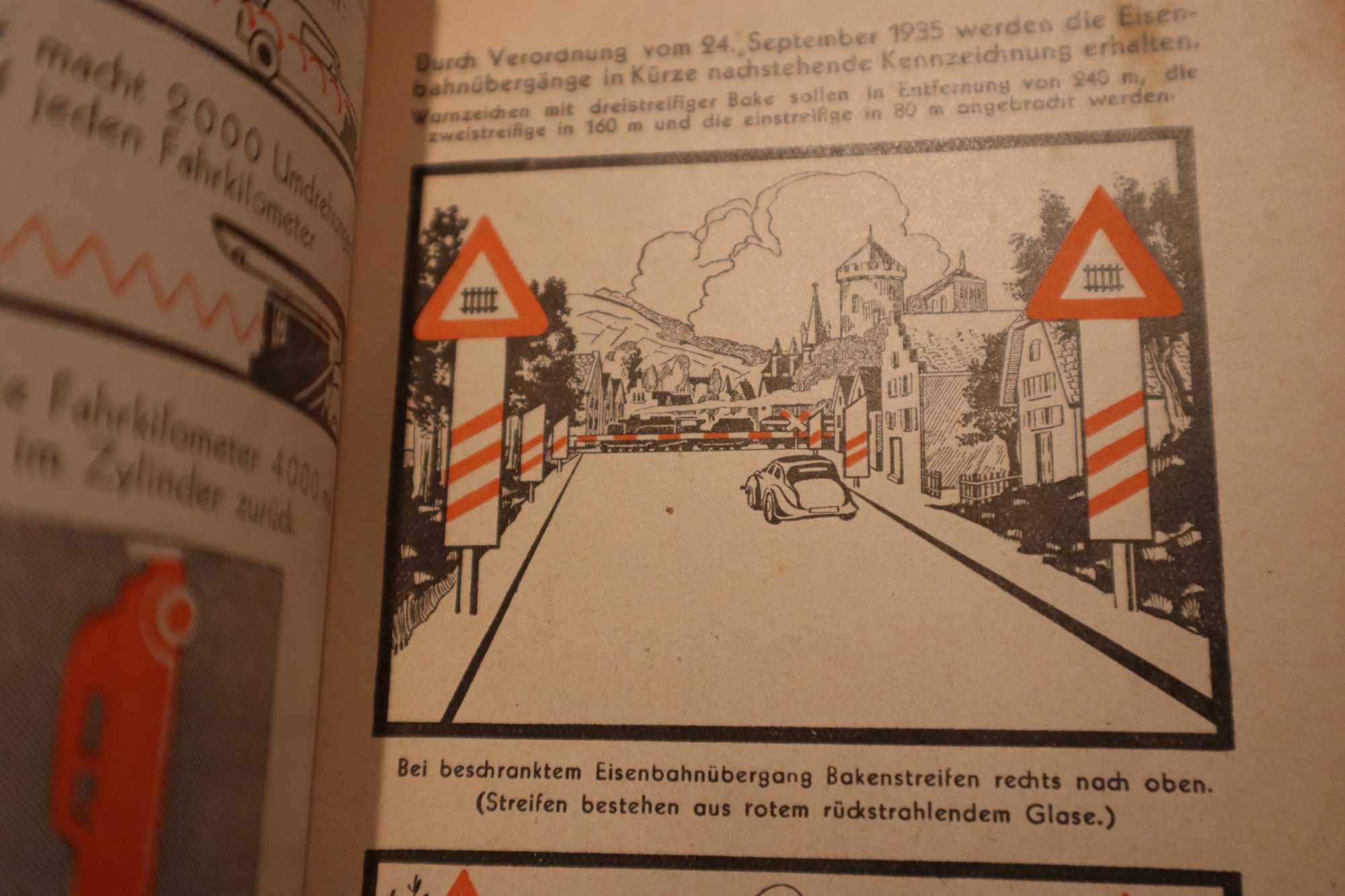 Niemiecka broszura lata 30-te XX W nauka jazdy samochodem UNIKAT LS