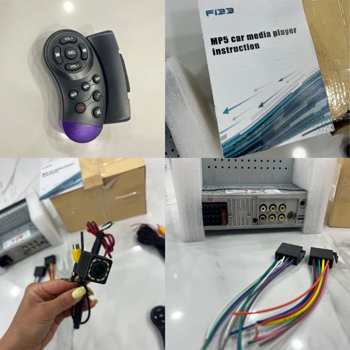 Автомагнитола HD экран 6 дюймов/ MP5|FM - радио/5 в 1 + Камера задняя