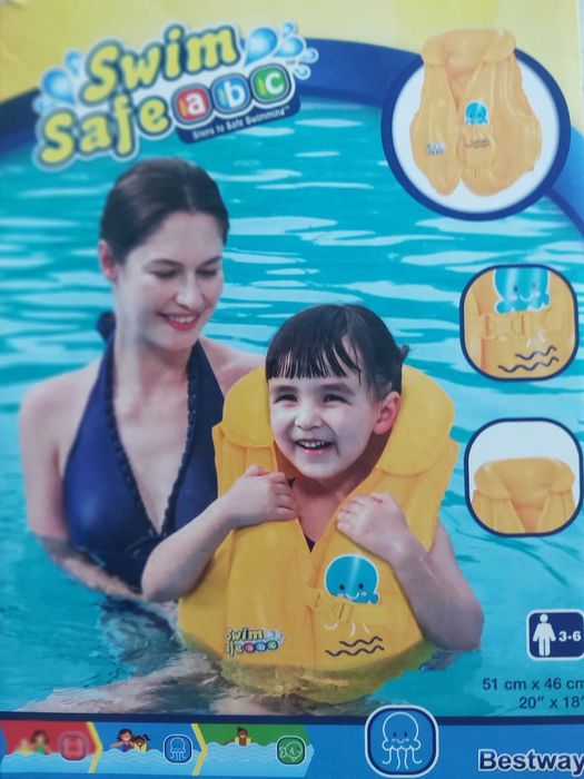 Kamizelka ratunkowa (asekuracyjna) dla dzieci Swim Safe