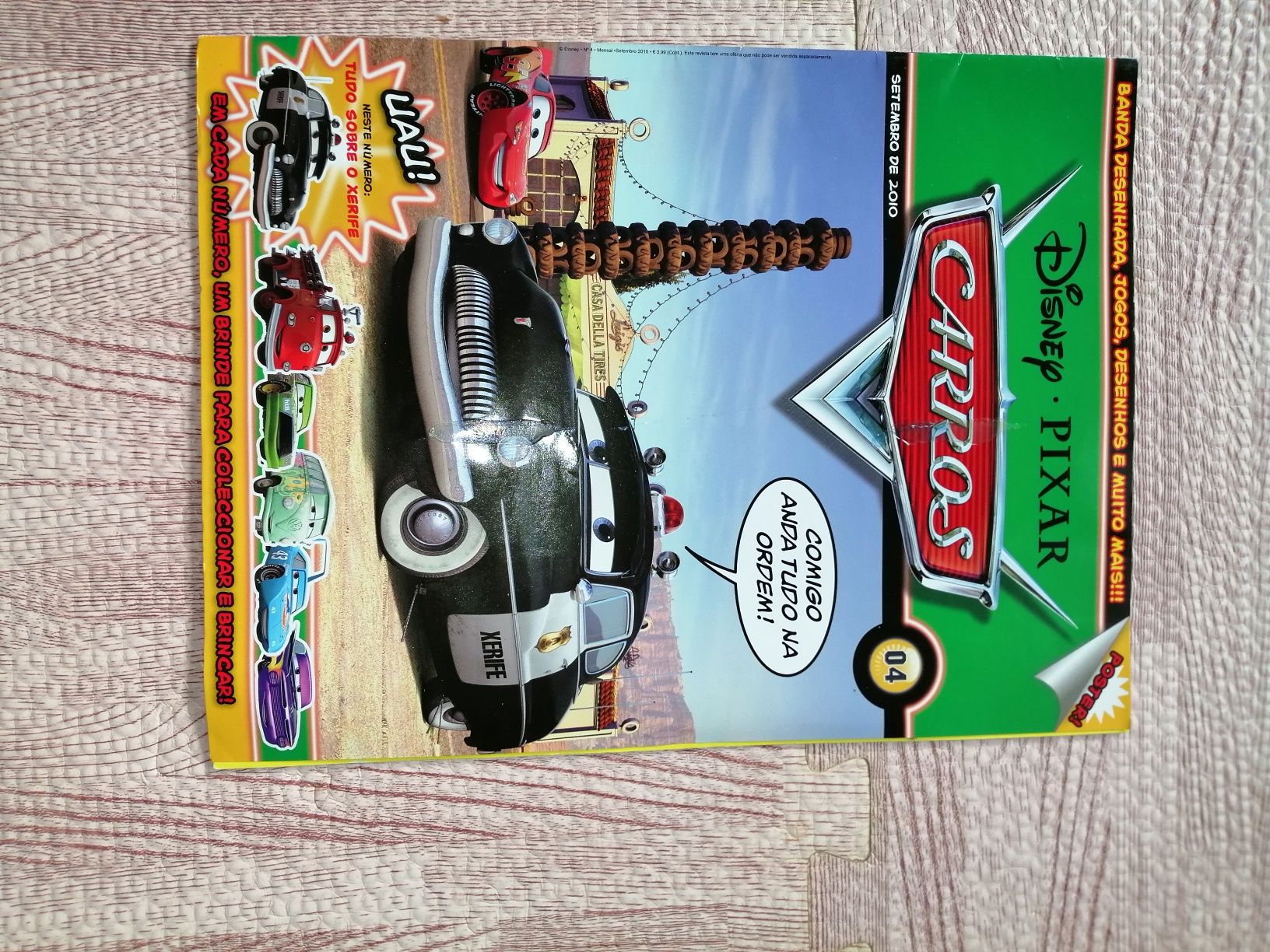 Revistas da Disney Pixar Cars (ler descrição)