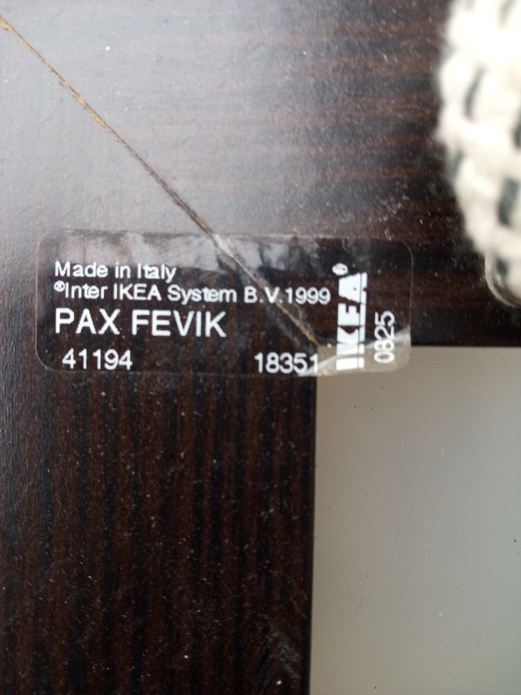 Dwie sztuki Drzwi szklane Ikea Pax Fevik