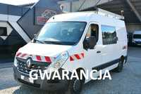 Renault Master  master 7 osobowy brygadówka doka servis regały 2,3dci130