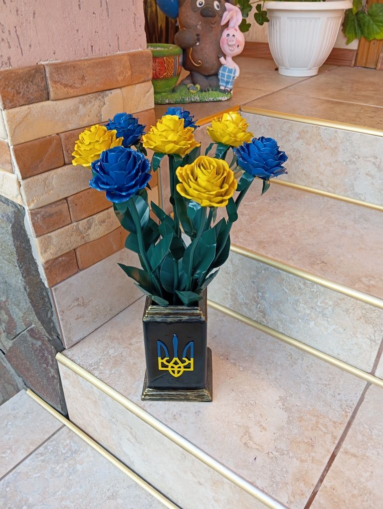 Ковані квіти,ковані троянди,ромашки