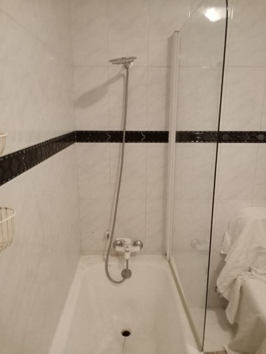 Vidro de 6mm rotativo para banheira com todos os acessórios para monta