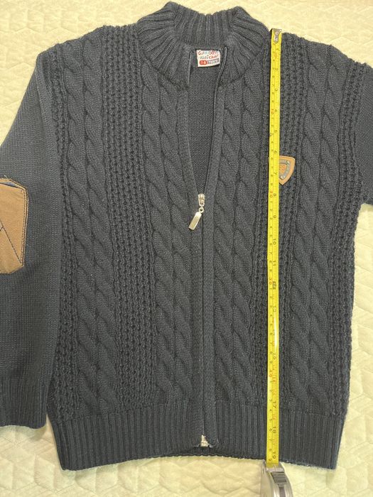 Тепла вʼязана кофта для хлопчика на 7-8 років