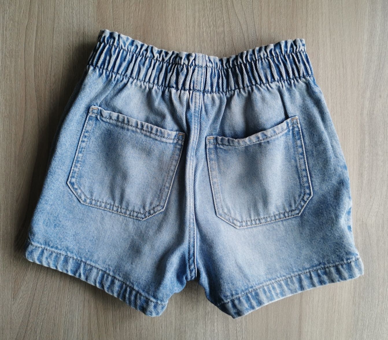 H&M krótkie spodenki jeans, rozm. 122 128 cm