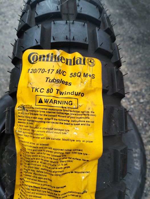 Continental TwinDuro 120/70/17 2019r NOWA Okazja