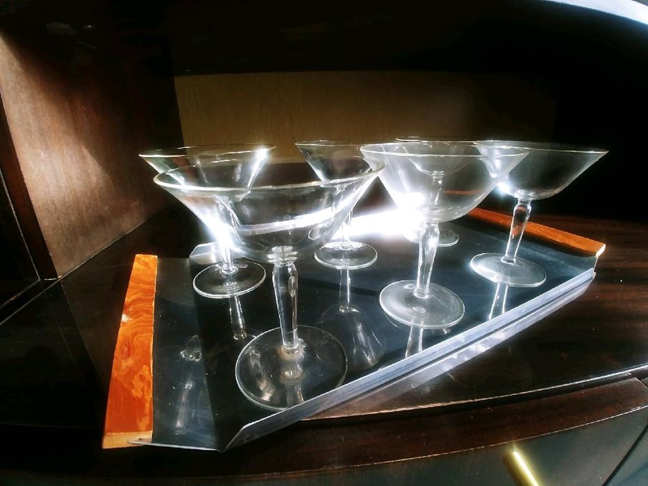 Kieliszki do szampana 6szt z czasów PRL