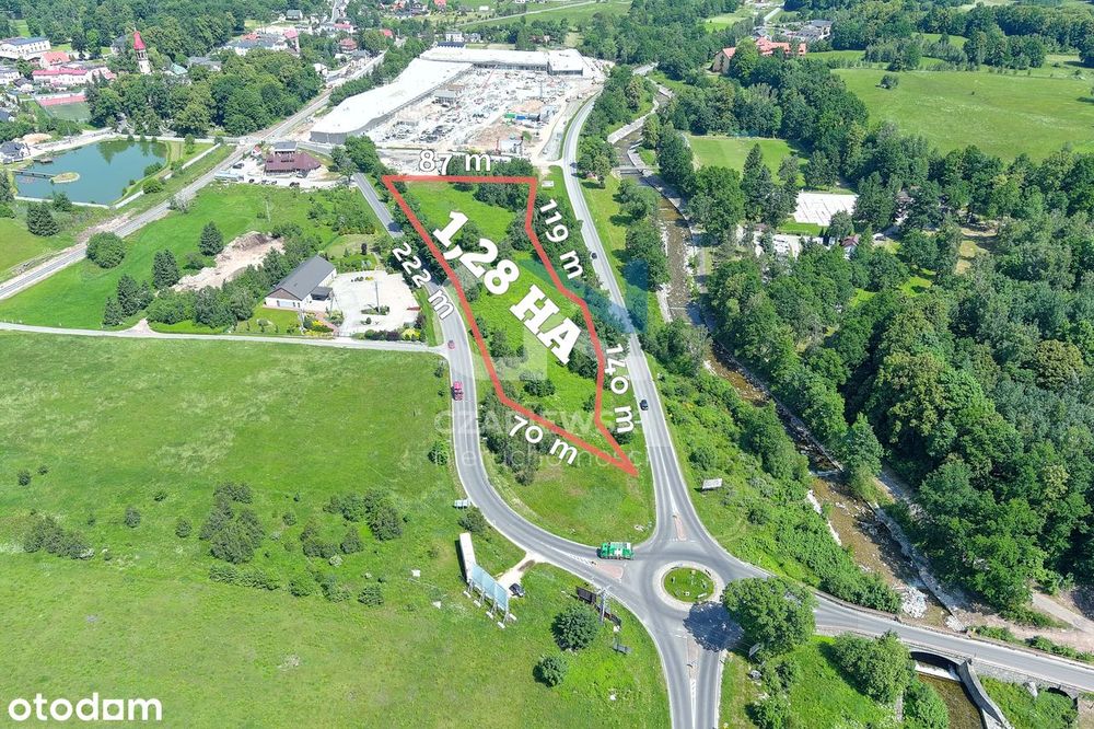 Miłków-okolice Karpacza/JeleniejGóry,dz.usługowa,przy drodze 366,mpzp!