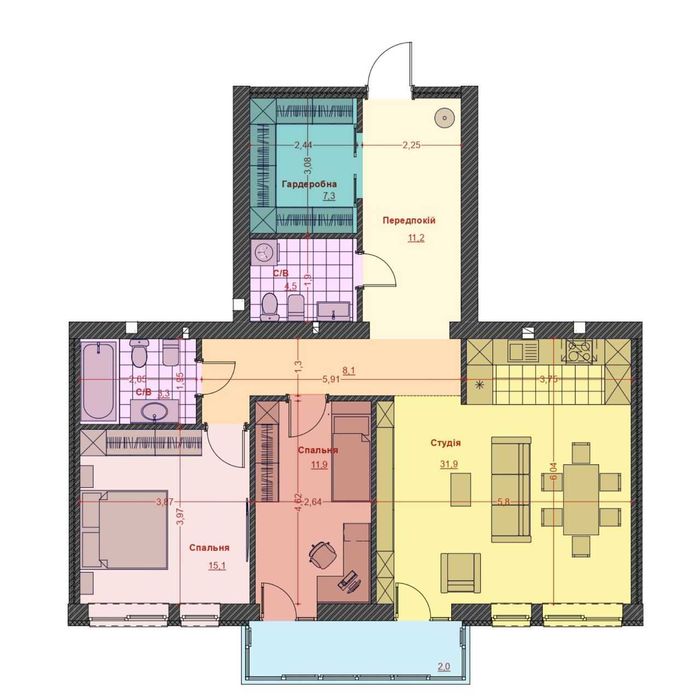 ЖК "Оскар" елітний будинок в центрі (район МЕГА)