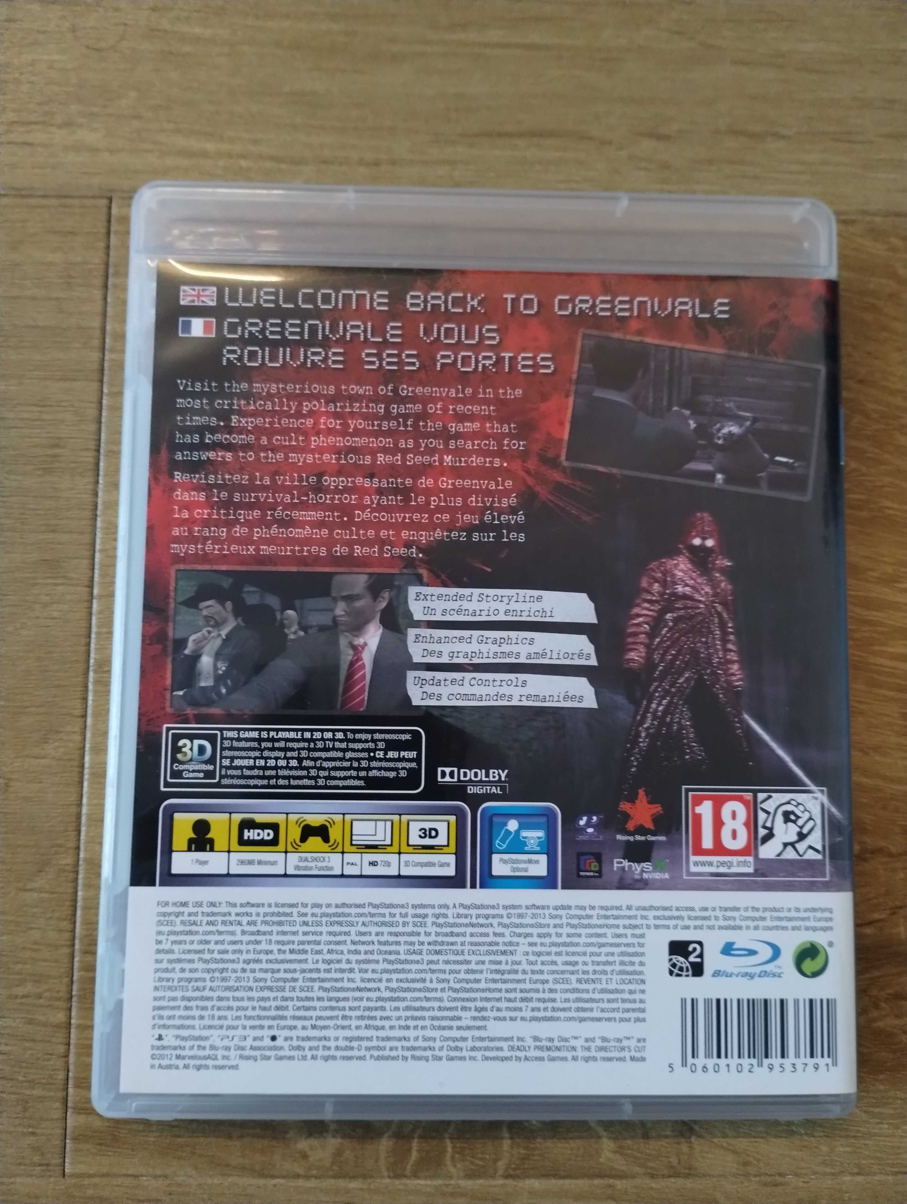 Deadly Premonition Director's Cut - PS3 - Playstation 3 - ENG - Ideał