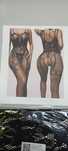 Bielizna damska bodystocking nowe koronka czarna