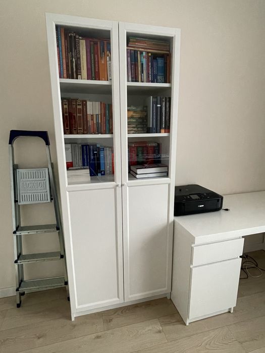 Biały regał z Ikea BILLY - głęboki (jak nowy)