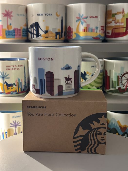 Kubek Boston USA Starbucks You Are Here Collection Duży 414 ml Stany