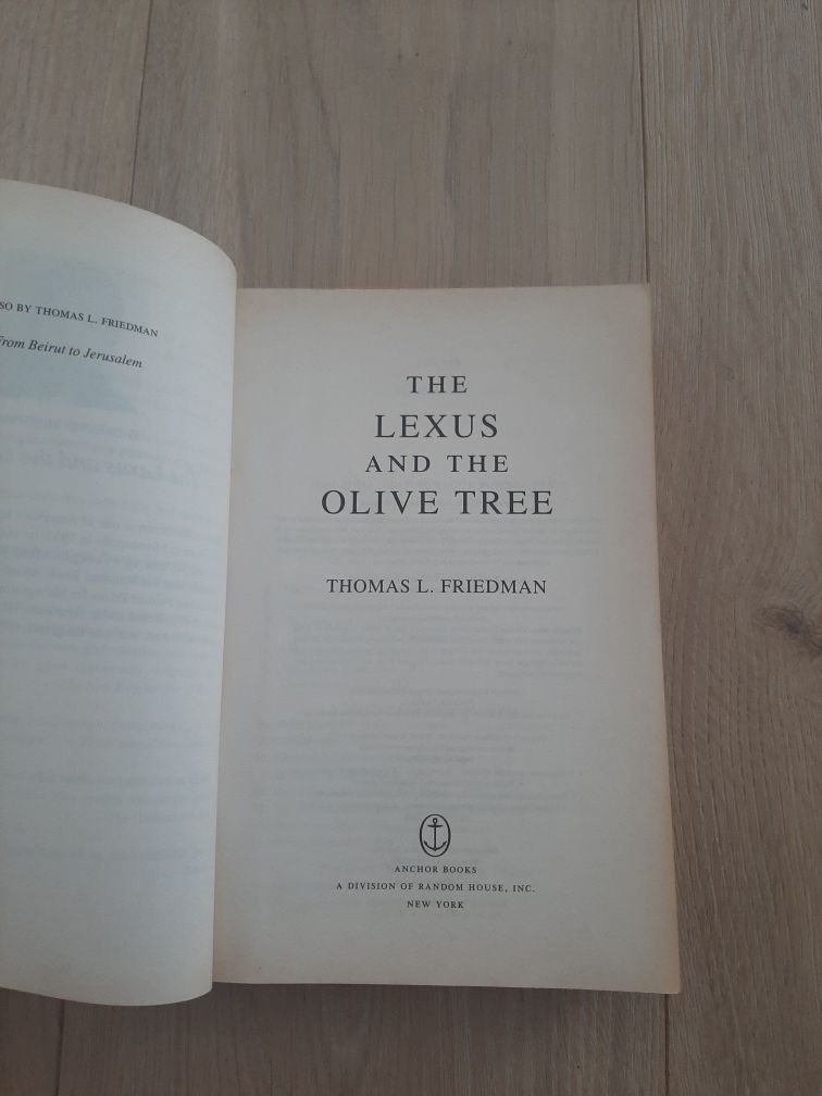 Lexus i drzewo oliwne - Thomas L. Friedman , J. Angielski