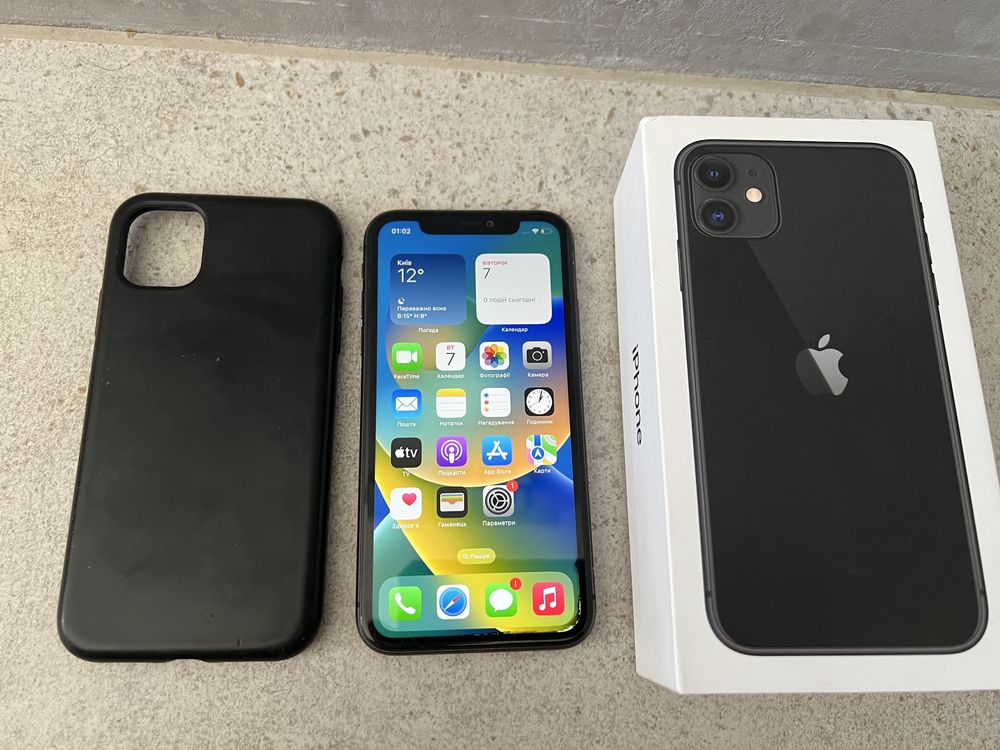 Apple iphone 11 Неверлок 64gb Чорний Black айфон