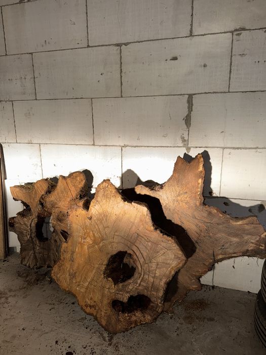 Круглий слеб, суцільний дубовий слеб, стіл, стільниця з масиву дуба