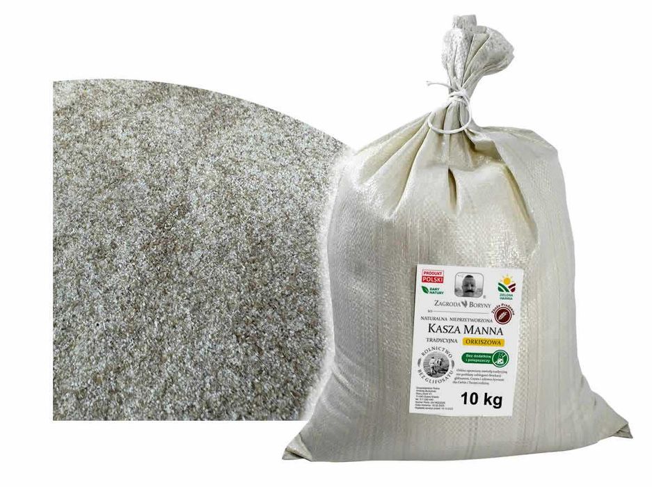 KASZA Manna Orkiszowa 10 KG Tradycyjna BIO Schwabenkorn