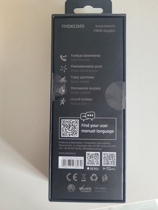 Nowy Maxcom FW26 Oxygen złoty