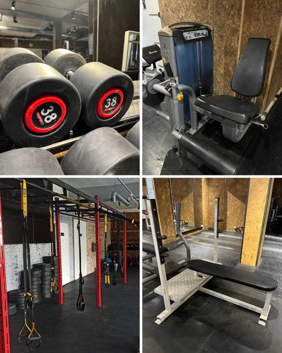 WYPRZEDAŻ Sprzęt z siłowni, brama, hantle, maszyny, sprzęt cardio
