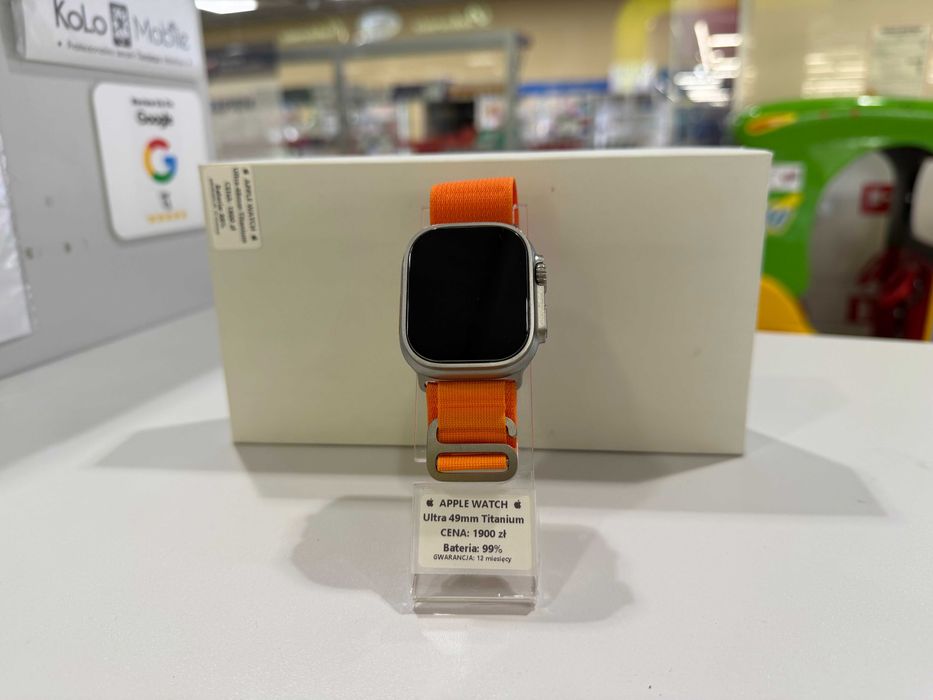 Zegarek Apple Watch ULTRA 49 mm cellular + Gwarancja 12 msc