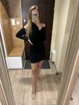 Sukienka dzianinowa czarna sweterkowa golf Tally Weijl m s xs