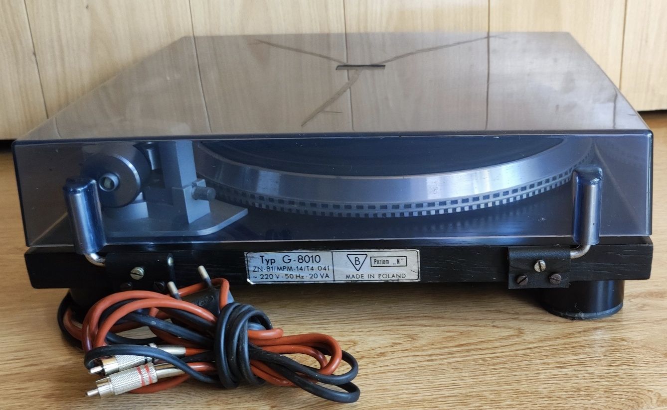 Gramofon UNITRA Fonica Altus P-100 / G 8010 nowa igła i pasek