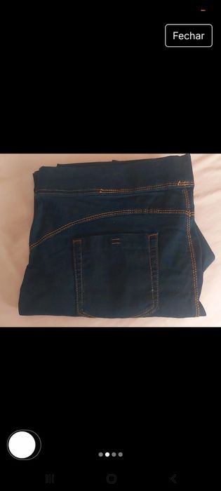 Calças ganga justas