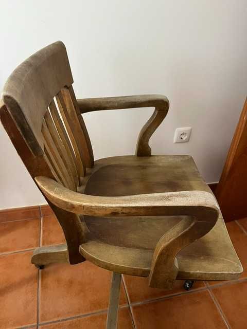 Cadeira de Madeira, 1950s H. Krug Furniture Company