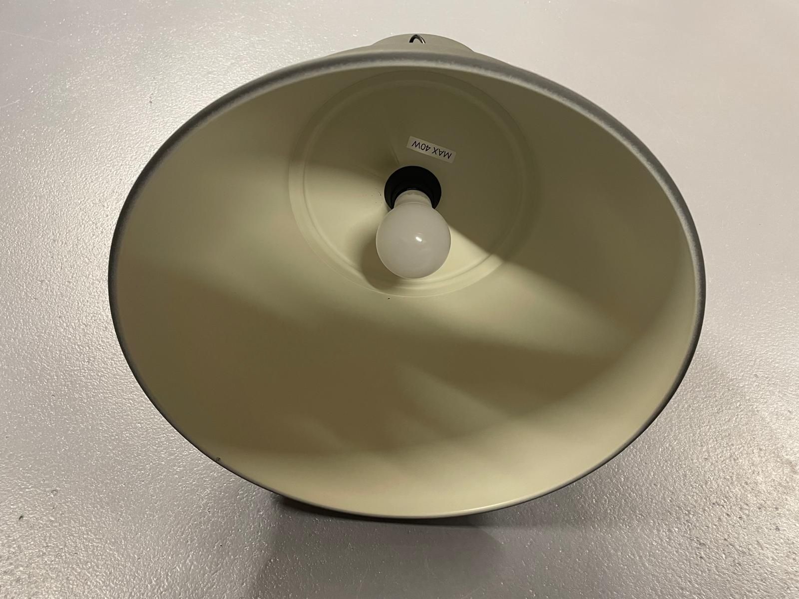 Lampa sufitowa industrialna duża 38 cm ŚR
