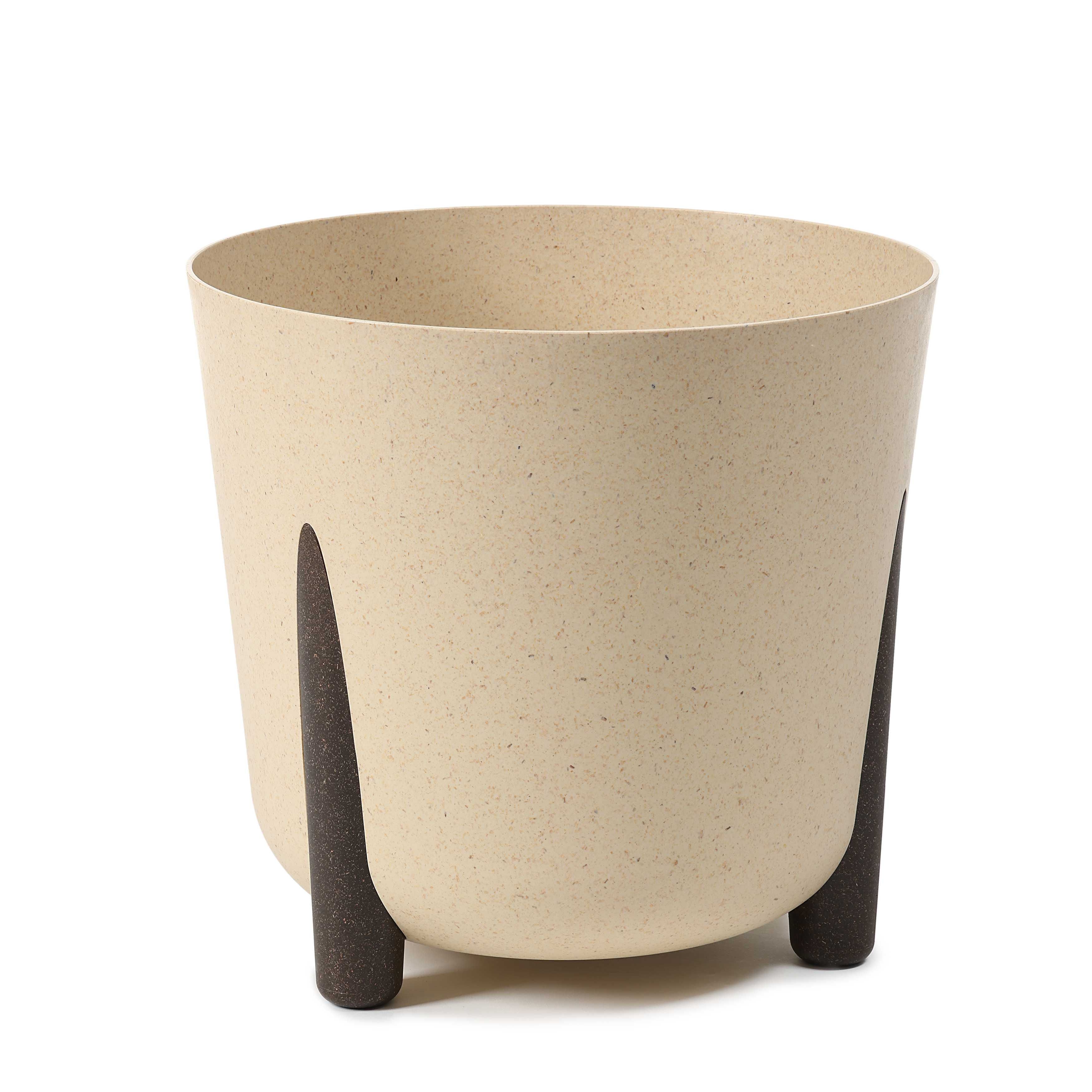 Donica FRIDA 26 cm eco wood kolor piaskowy