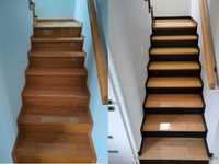 Cyklinowanie bezpyłowe Renowacja schodów Odnowa Listwy