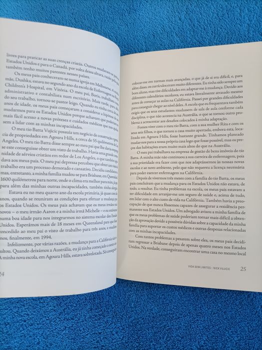 Livro a vida sem limites