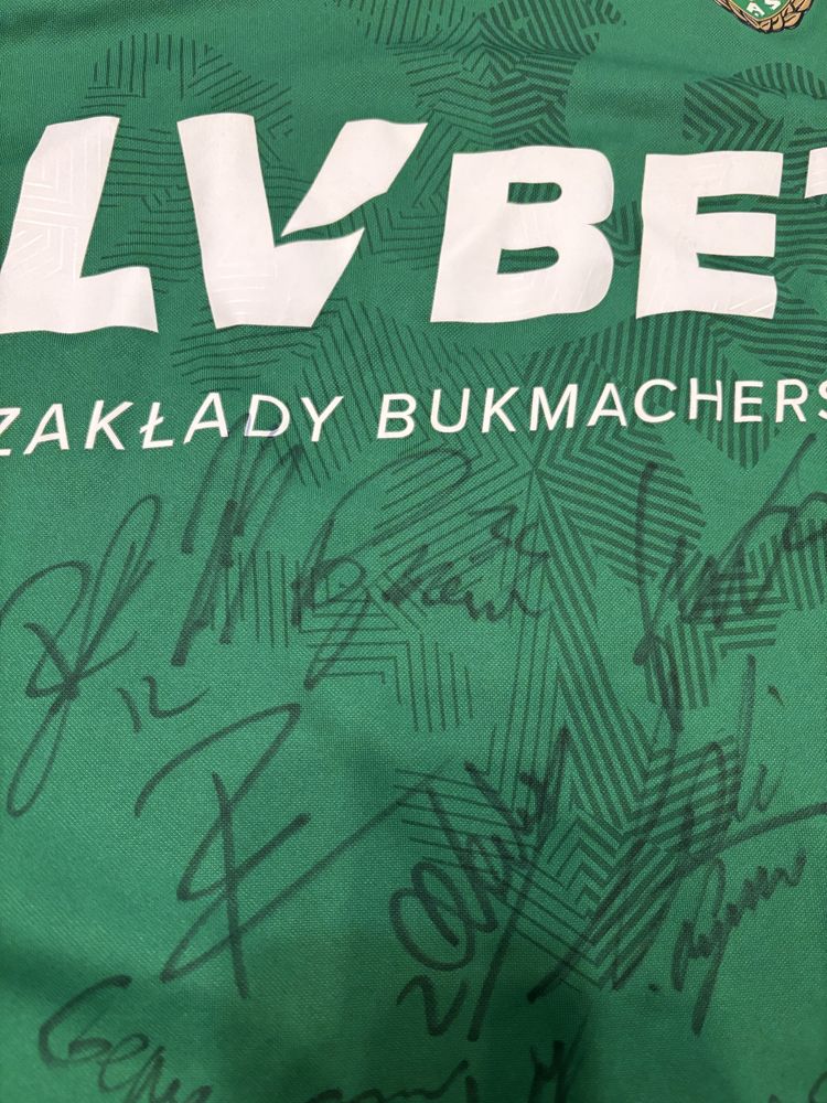 Koszulka nike Śląsk Wrocław z podpisami