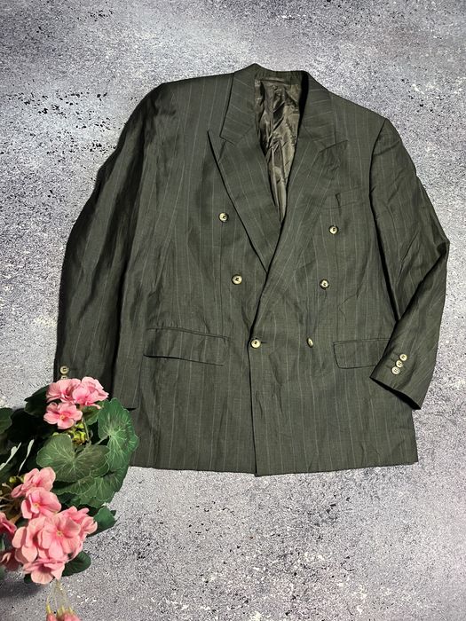 Премиальный серый пиджак блейзер Christian Dior x Loro Piana Оригинал