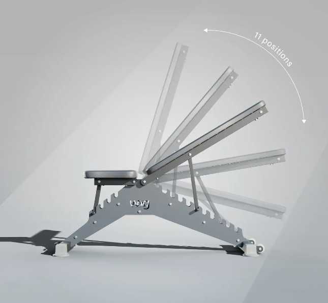 Лавка для жима B650 Скамья жимова регульована фітнес Лава жиму гантель