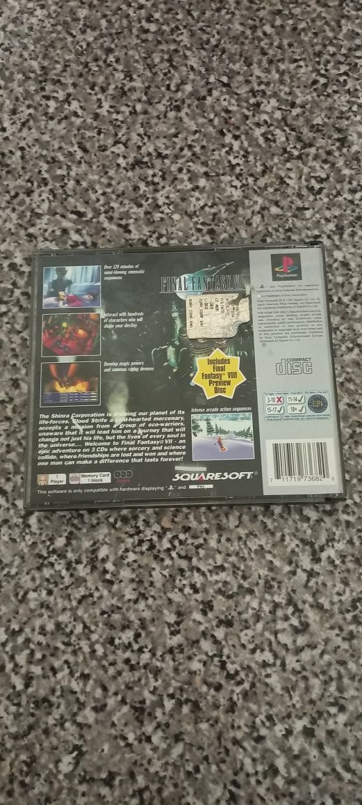 Final fantasy 7 Playstation one