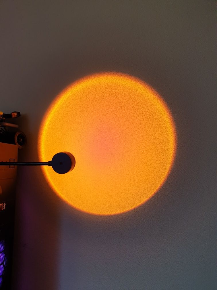 USB-лампа, колір заходу сонця