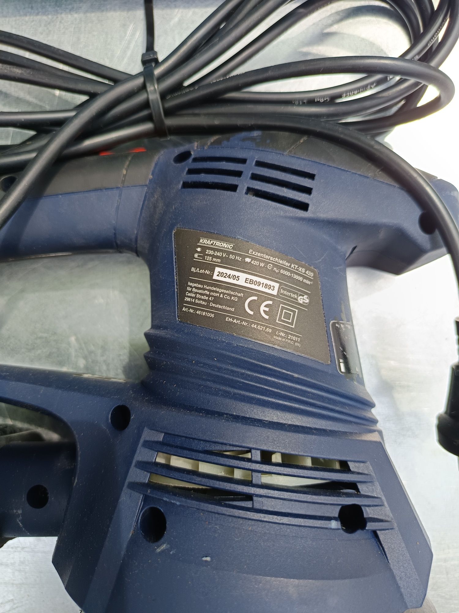 Szlifierka oscylacyjna Einhell/Kraftronic KT-XS 420