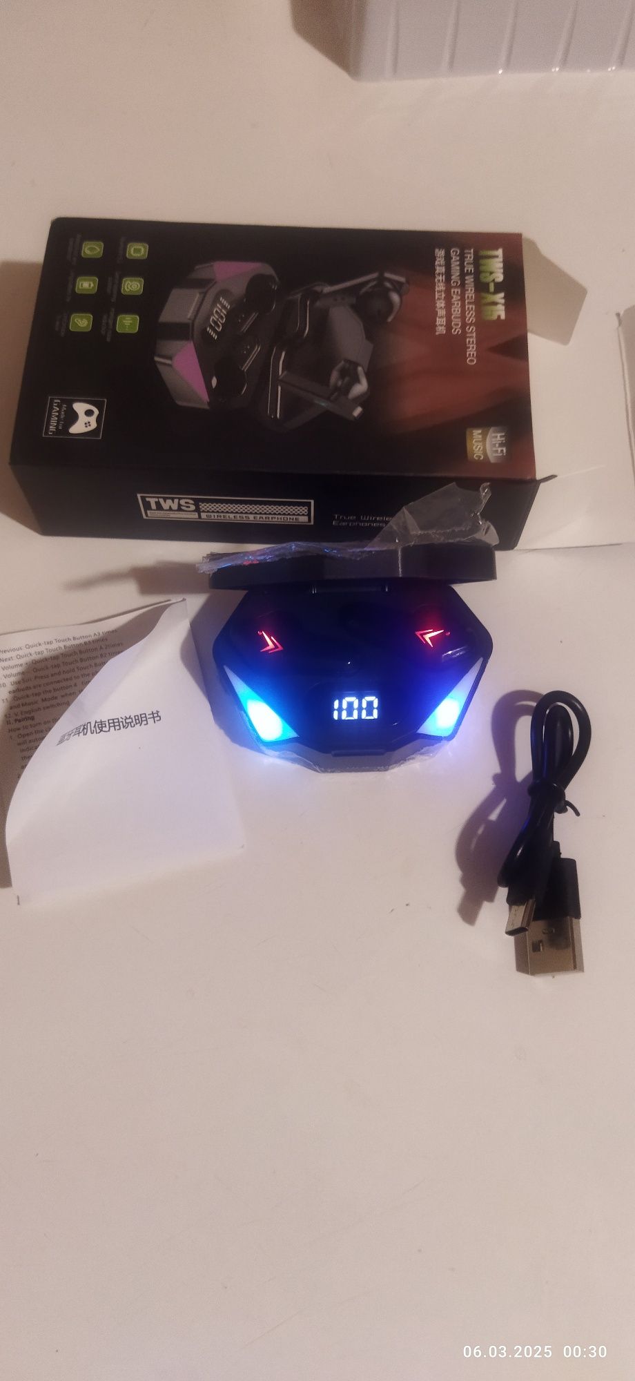 Бездротові Bluetooth-навушники ZQB A3 TWS,   TWS- X15