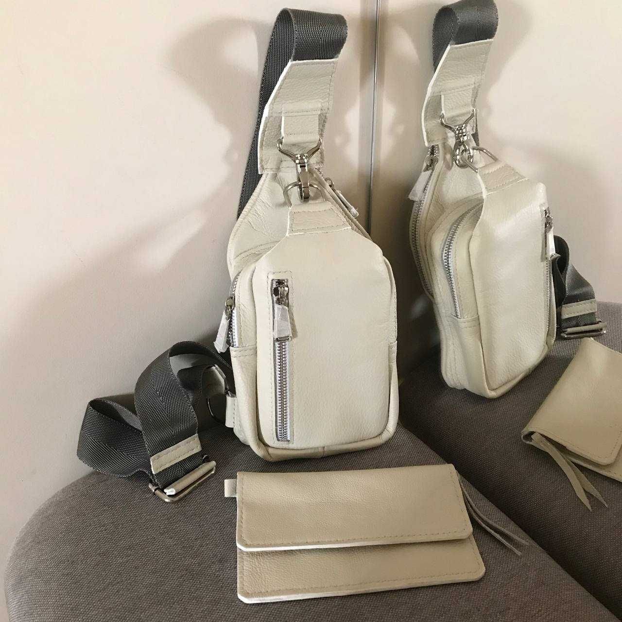Шкіряна сумка через плече Crossbody bag